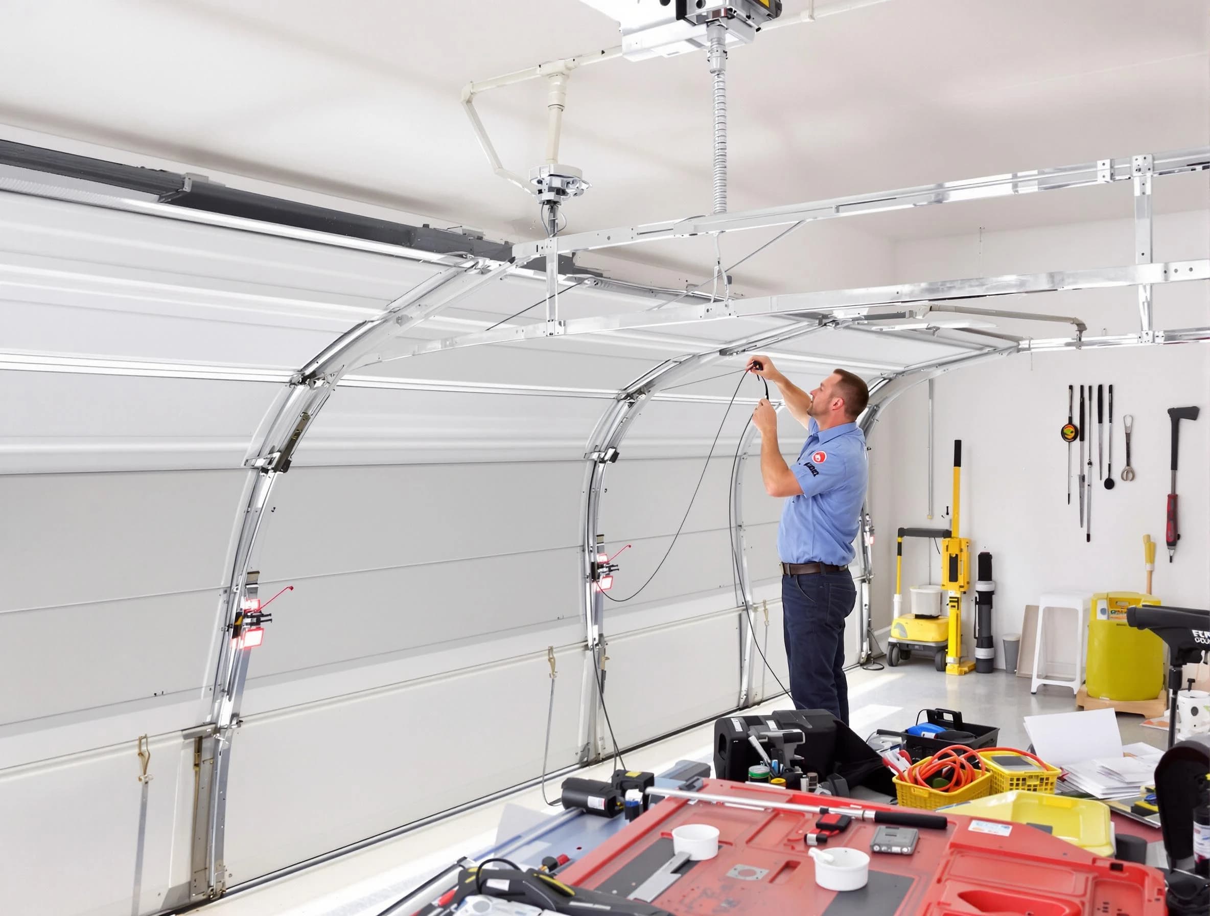 Garage door cable repair service by Franklin Park Garage Door Repair in Franklin Park